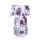 floral print ladies shortsleeve off shoulder chiffon blouses